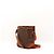 Céline Bolsa Bucket Monogram em Couro Castanho - vista 4