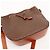 Céline Bolsa Bucket Monogram em Couro Castanho - vista 5
