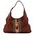 Borsa Hobo Gucci in pelle marrone a righe