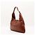 Borsa Hobo Gucci in pelle marrone a righe - vista 4