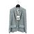 CHANEL Light Blue Multicolor Tweed Blazer Sz.38 gebraucht