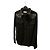 Autre Marque Saint Laurent Besticktes Schwarzes Denim-Westernhemd