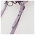 FENDI Bottle Holder Pouch Leather Lavende Silver 7AS022 - vista 9