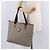 GUCCI GG Plus Supreme Web Sherry Line Tote Bag PVC Beige Gold - vista 24