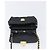 PRADA Schultertasche mit Kette Nylon Black Gold - Ansicht 10