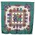 Hermès HERMES Carre 90 Scarf  LES RUBANS DU CHEVALL  Silk Green