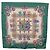 Hermès HERMES Carre 90 Scarf  LES RUBANS DU CHEVALL  Silk Green - vista 13