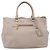 PRADA Tote Bag Leather 2way Gray Gold - vista 13