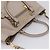 PRADA Tote Bag Leather 2way Gray Gold - vista 14