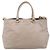 PRADA Tote Bag Leather 2way Gray Gold - vista 2