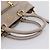PRADA Tote Bag Leather 2way Gray Gold - vista 6