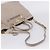 PRADA Tote Bag Leather 2way Gray Gold - vista 7