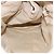 Chloé Chloe Paddington Hand Bag Leather Ivory Gold Tone - vista 24