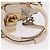 Chloé Chloe Paddington Hand Bag Leather Ivory Gold Tone - vista 7