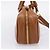 Miu Miu Arkady Hand Bag Leather 2way Brown Gold - vista 3