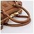 Miu Miu Arkady Hand Bag Leather 2way Brown Gold - vista 7