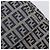 FENDI Zucchino Canvas Mamma Baguette Shoulder Bag Navy Silver 26325 - vista 20