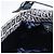 FENDI Zucchino Canvas Mamma Baguette Shoulder Bag Navy Silver 26325 - vista 26