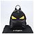 FENDI Monster Backpack Leather Nylon Black Silver - vista 12