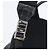 FENDI Monster Backpack Leather Nylon Black Silver - vista 16