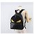 FENDI Monster Backpack Leather Nylon Black Silver - vista 31