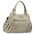Miu Miu Hand Bag Leather 2way Beige Gold