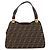 FENDI Zucca Canvas Hand Bag Black Gold Tone - vista 2