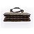 FENDI Zucca Canvas Hand Bag Black Gold Tone - vista 5