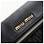Miu Miu Matelasse Shoulder Bag Leather Black Gold Tone - vista 21