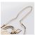 PRADA Gathered Hand Bag Leather 2way Beige Gold - vista 16