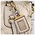 PRADA Gathered Hand Bag Leather 2way Beige Gold - vista 24