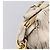 PRADA Gathered Hand Bag Leather 2way Beige Gold - vista 26