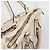 PRADA Gathered Hand Bag Leather 2way Beige Gold - vista 6