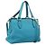 Miu Miu Hand Bag Leather 2way Turquoise Blue Gold Tone