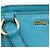 Miu Miu Hand Bag Leather 2way Turquoise Blue Gold Tone - vista 19