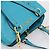 Miu Miu Hand Bag Leather 2way Turquoise Blue Gold Tone - vista 6