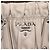 PRADA Geraffte Handtasche aus Leder 2way Grau Silber - Ansicht 21