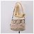 PRADA Geraffte Handtasche aus Leder 2way Grau Silber - Ansicht 31