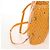 Goyard Herringbone Saint Léger Backpack PVC Leather Yellow - vista 17
