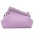 FENDI First Small Bag Shoulder Bag Leather Purple Silver 8BP129 - vista 2