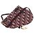 Christian Dior Trotter Canvas Saddle Waist bag Red Gold - vista 2