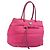 PRADA Handtasche Nylon Rosa Silber