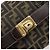 FENDI Zucca Canvas Vanity Cosmetic Pouch Brown Gold Tone - vista 18