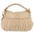 Miu Miu Hand Bag Leather 2way Beige Gold - vista 2