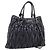 Miu Miu Matelasse Hand Bag Leather 2way Black Silver