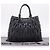 Miu Miu Matelasse Hand Bag Leather 2way Black Silver - vista 12