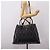 Miu Miu Matelasse Hand Bag Leather 2way Black Silver - vista 28