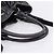 Miu Miu Matelasse Hand Bag Leather 2way Black Silver - vista 7