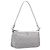 Salvatore Ferragamo Gancini Hand Bag Leather Silver
