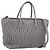 Miu Miu Matelasse Hand Bag Leather 2way Gray Gold Tone
